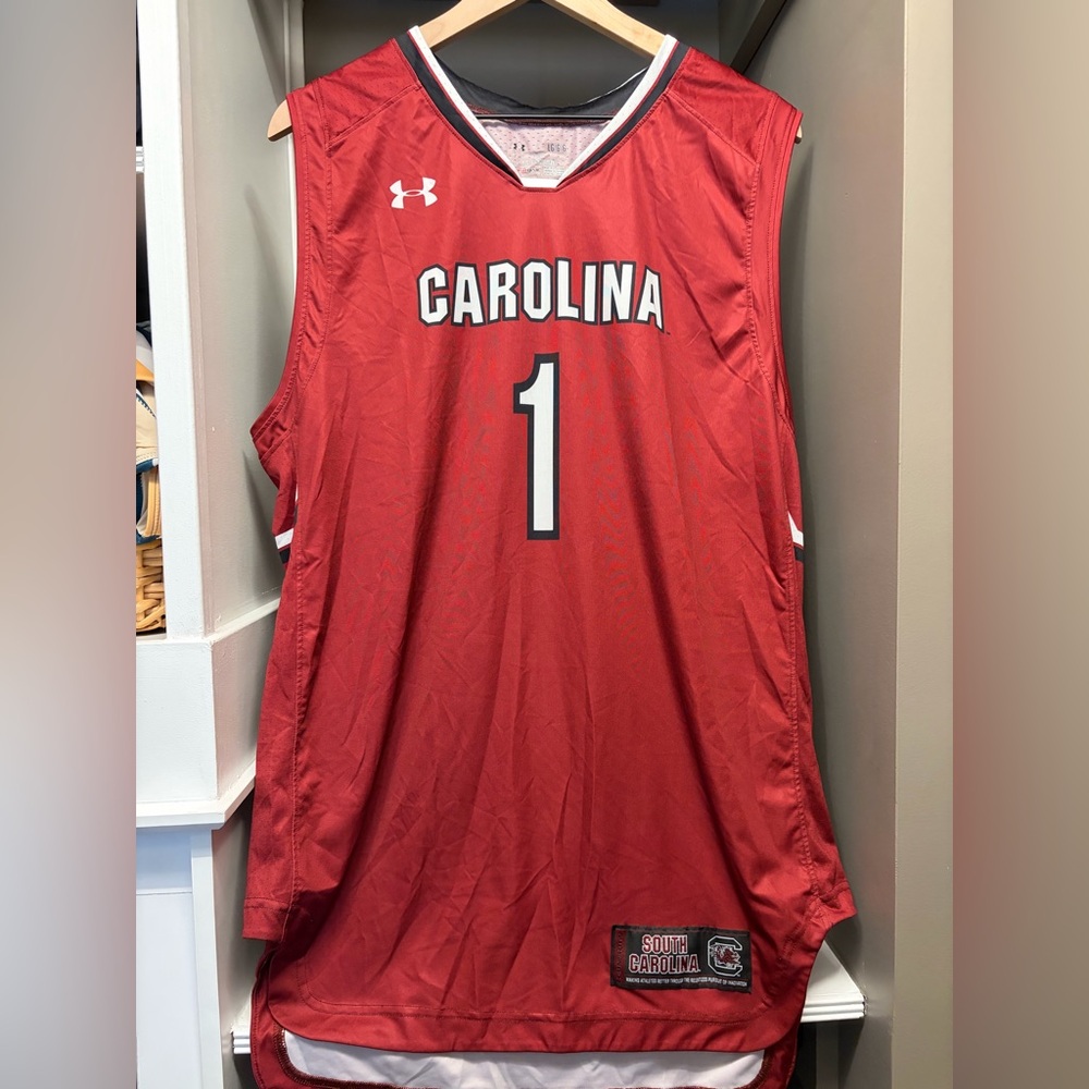 Garnet South Carolina Gamecocks Basketball Jersey Large